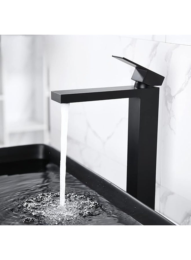 واي دي خلاط حوض مربع طويل | صنبور حوض حمام عصري | خلاط مياه بذراع واحد | صنبور حوض غسيل مثبت على السطح | مصنوع من النحاس المتين - Image 4